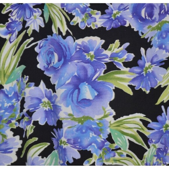 Vintage Joanna Purple Floral Sleeveless Tank Top Blouse Plus Size 18W Summer - Picture 6 of 8